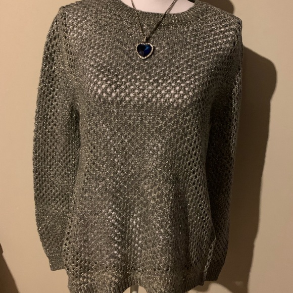 Forever 21 Gray Open Knit Sweater - Picture 2 of 10